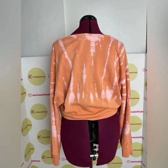 Anthropologie Donna Tie Dye Cropped Sweater - Picture 5 of 5